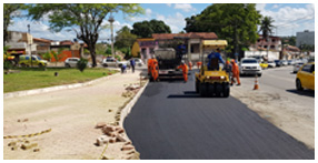 Equipamento de pavimentacao
